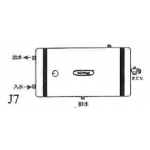 German Pool 德國寶 GPU-6.5E V J J7 25公升 橫掛牆式 圓型中央儲水式電熱水爐 (左邊出入水) (左置發熱線)